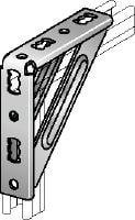 MQW-S Угловая консоль Оцинкованный уголок 90­° для крепления нескольких распорных каналов MQ при использовании со средними или высокими нагрузками